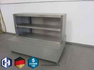 Edelstahl Wandhängeschrank offen 1200 x 400 x 600 mm