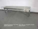 Edelstahl Sonderbau Tisch Untergestell verstrebt allseitig abgekantet