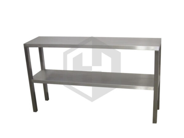 Edelstahl-Aufsatzbord, 2-etagig